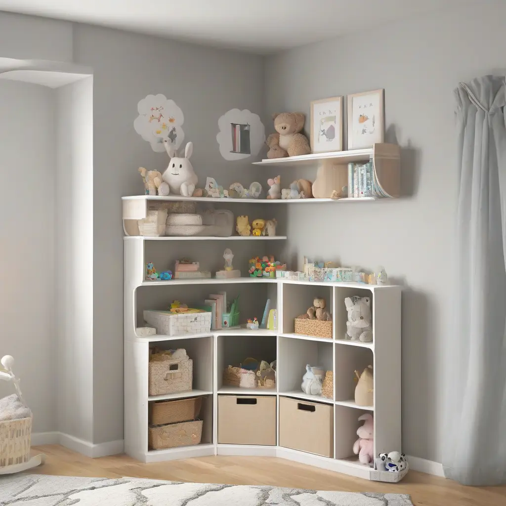 Maximizing Nursery Space: How to Effectively Use Corner Shelves for Storage