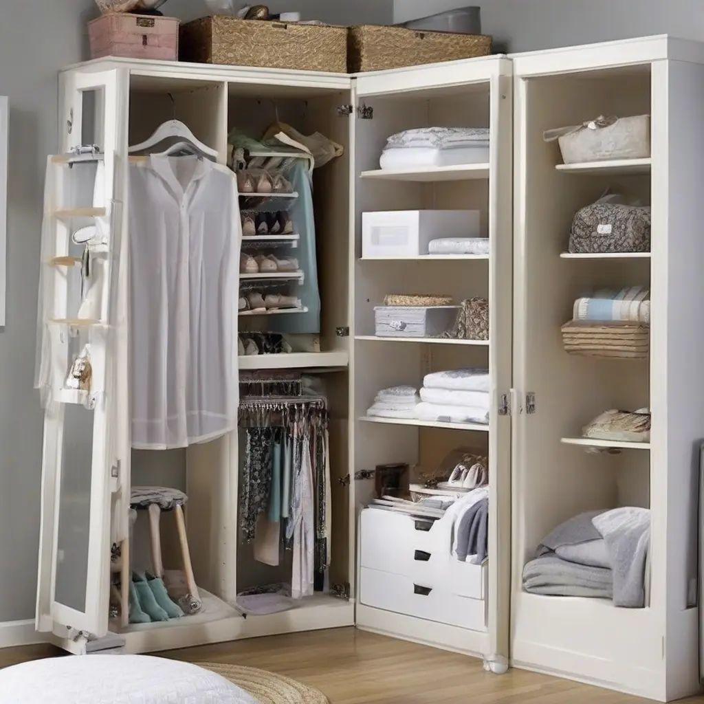 Creative Space-Saving Storage Holder Ideas for Small Bedrooms and Closets