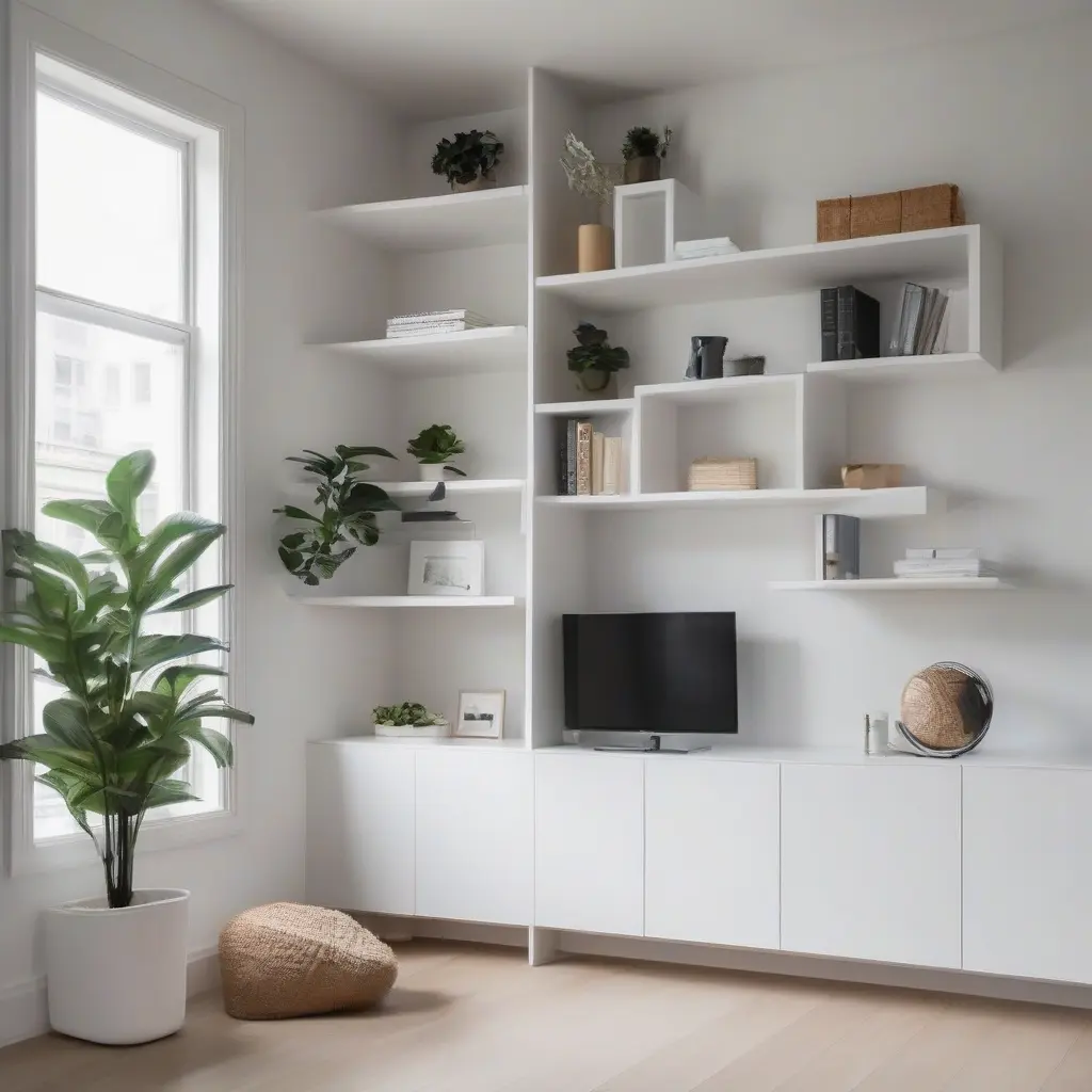 How to Incorporate Corner Shelves in a Minimalist Design