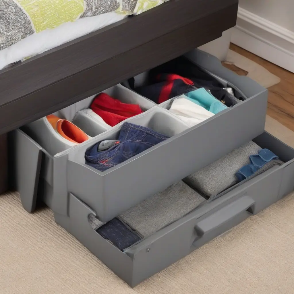 Maximizing Space: How to Create Hidden Storage with Under-Bed Holders and Containers