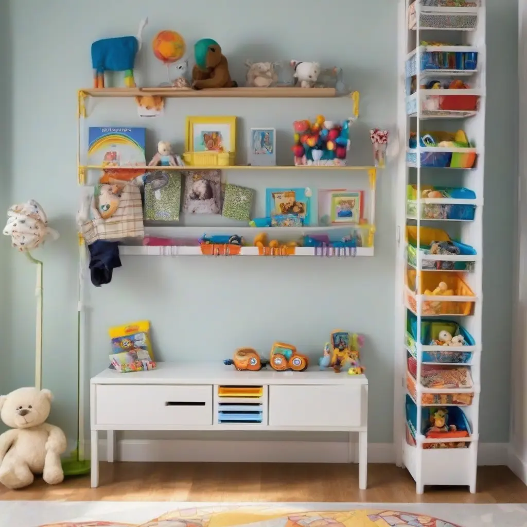 Creative Ways to Use Wall Mounted Racks for Kids’ Room Storage
