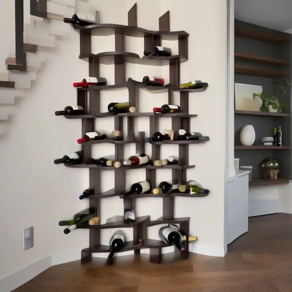 Stylish Corner Shelf Ideas for Displaying Your Wine Collection