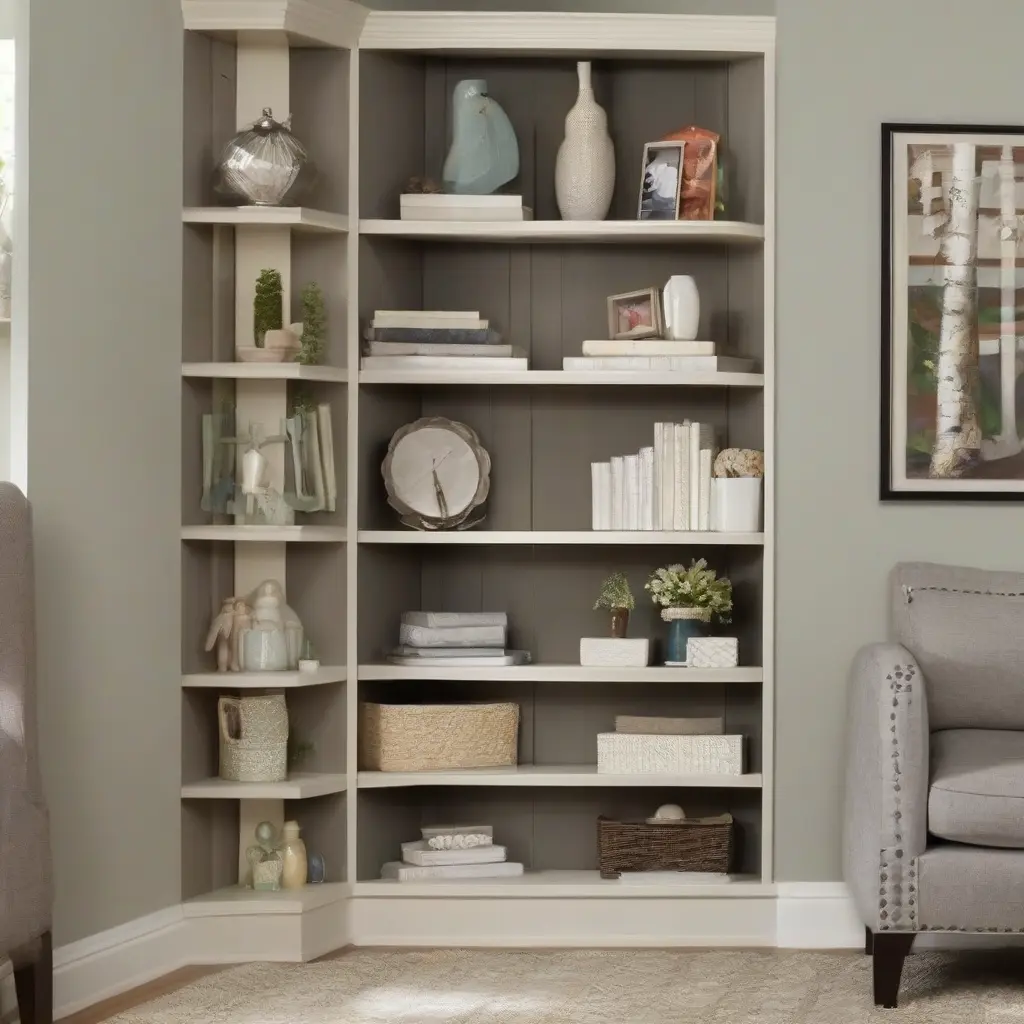 Best Practices for Arranging Corner Shelves in Your Family Room